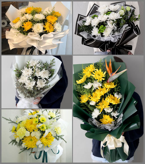 贵州黔南州惠水县雅水镇道力村白事花束代送